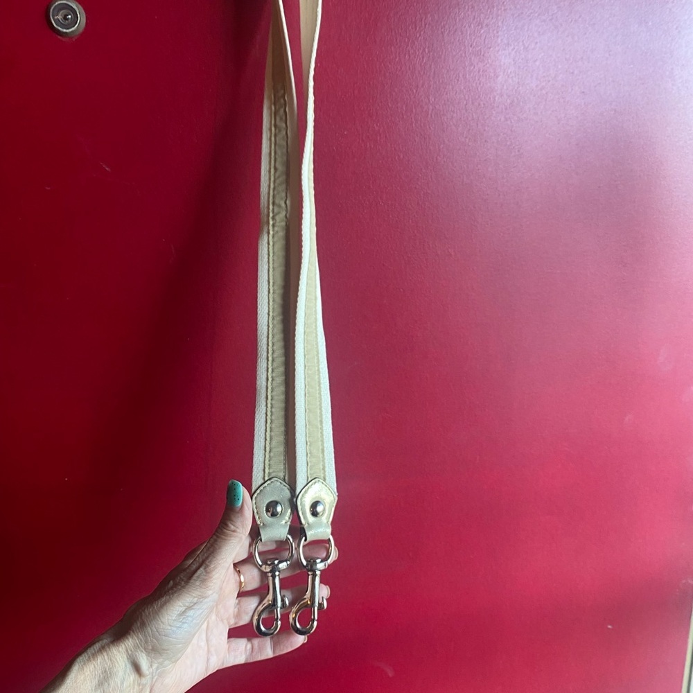 Gold Coach Poppy Signature Gorgeous Gold leather/canvas Lurex Highlight Bag NWOT - Picture 13 of 17